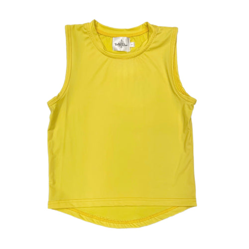 Belle Cher Yellow Hi-Low Tank