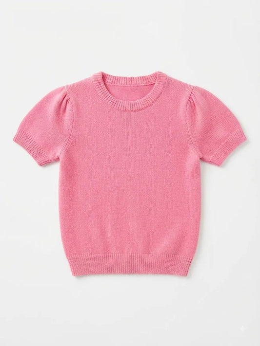Lulu Bebe Hot Pink S/S Sweater Top