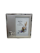 Silver Plated First Communion Photo Frame