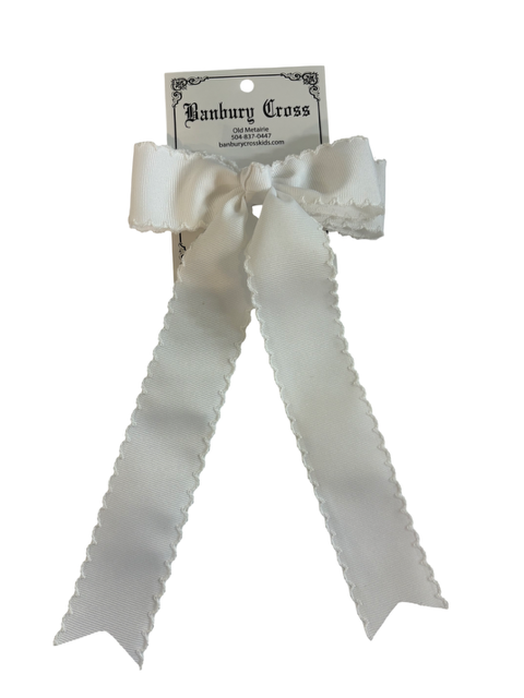 Flat Grosgrain Bow - 2 Layers with 5x9 inch tail