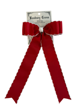 Flat Grosgrain Bow - 2 Layers with 5x9 inch tail