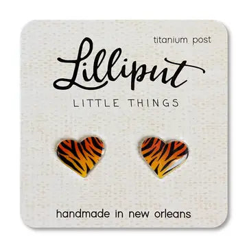 Tiger Stripe Heart - Animal Pattern