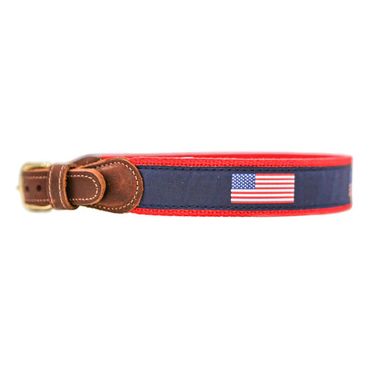 J Bailey Buddy American Flag Belt-Navy