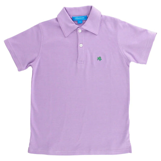 Bailey Boys S/S Polo-Lavender