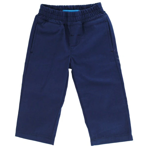 J Bailey Charlie Pull On Twill Pant-Navy