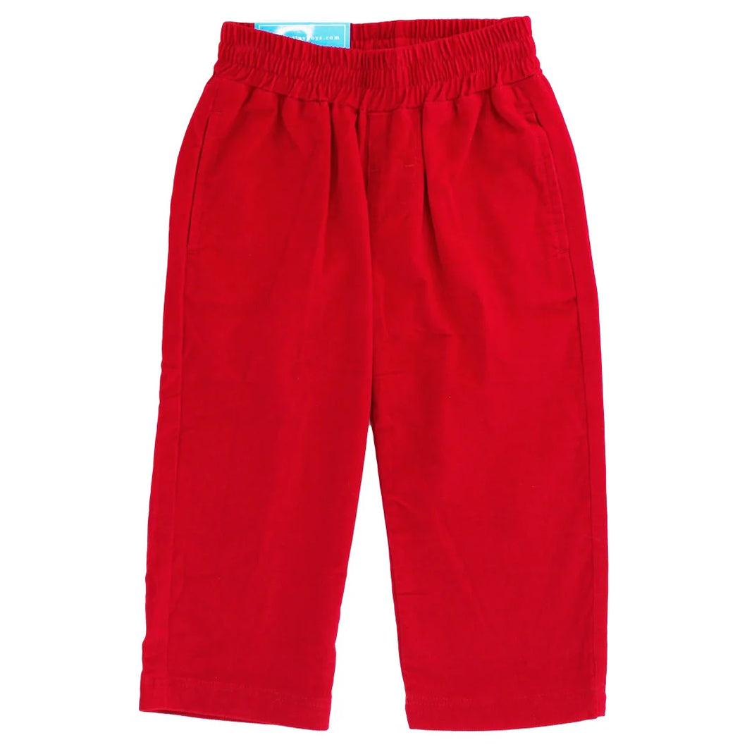 J Bailey Pull On Red Cord Pant