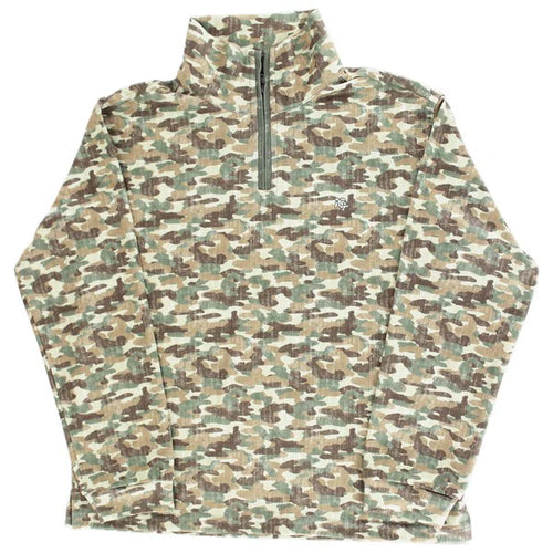 J Bailey Performance Half Zip- Camo