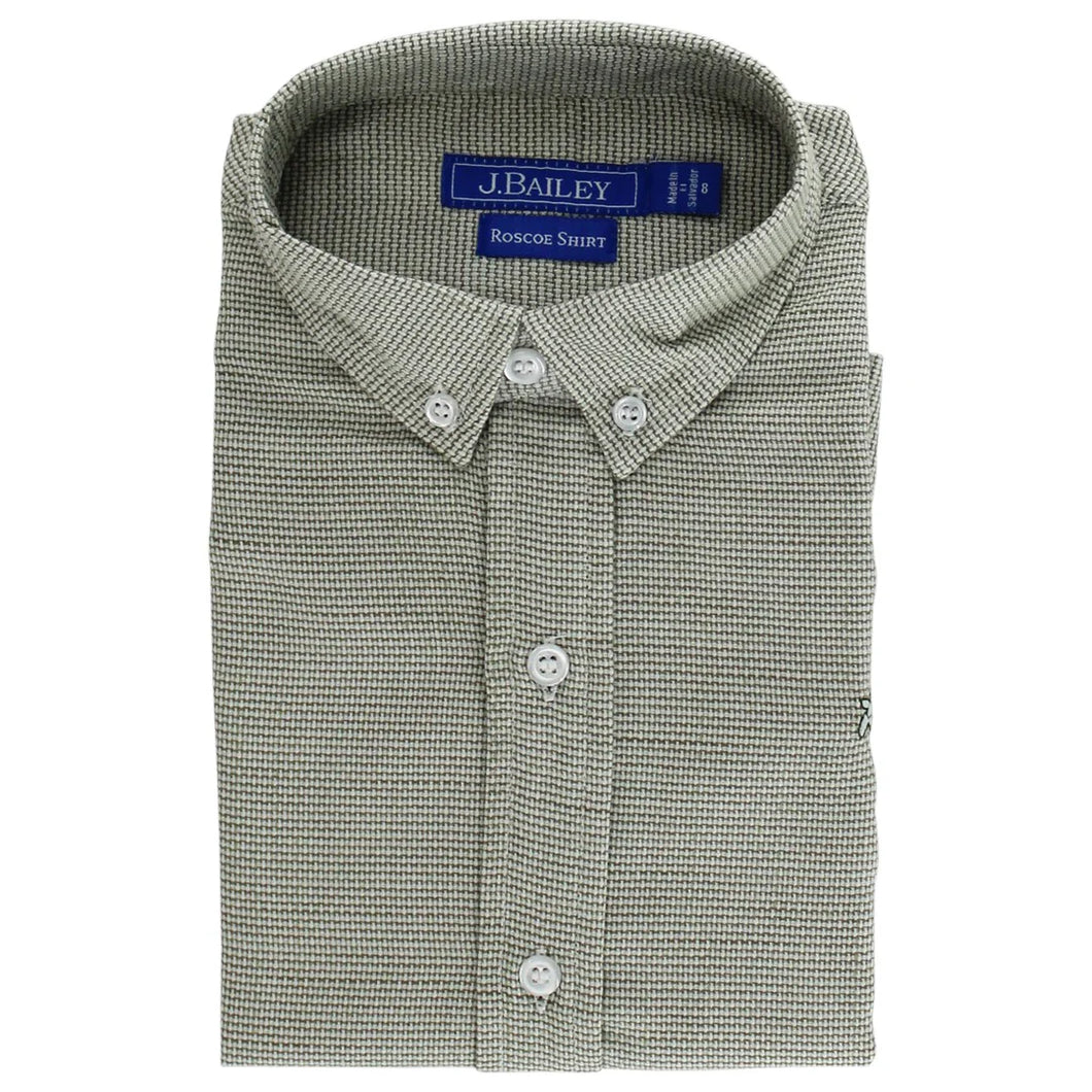 J Bailey Button Down Shirt-Basil