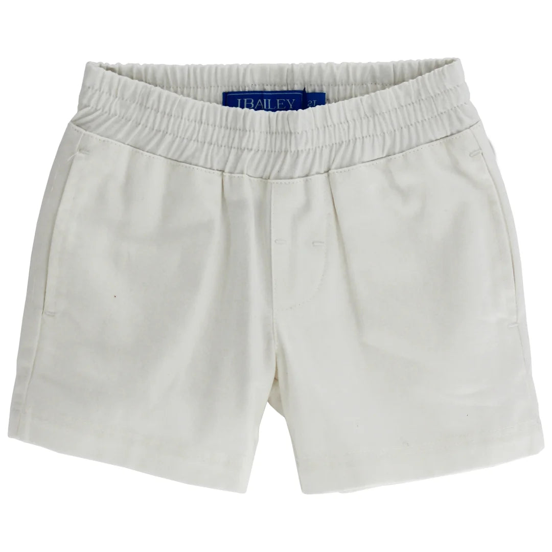 Bailey Boys White Twill Pull on Short