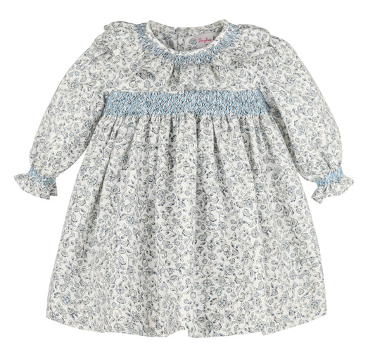 Sophie & Lucas Heirloom Blue Floral Dress