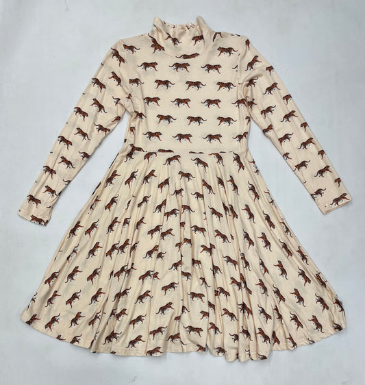 Southern Slumber Tiger Bamboo Turtleneck Twirl Dress