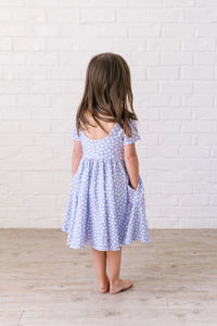 Ollie Jay Purple Petals Twirl Dress