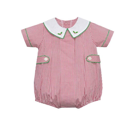 Holly Embroidered Bubble w/ Tabs