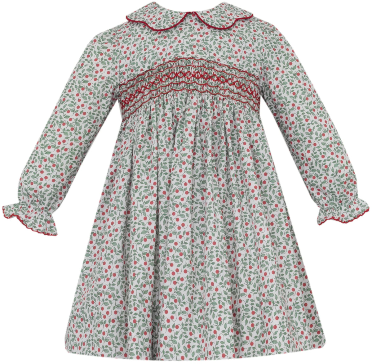 Sophia Holiday Print L/S Dress