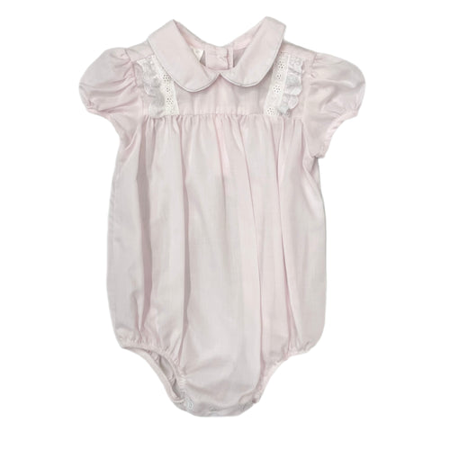 Baby Blessings Sweet Pink Ivy Eyelet  Bubble