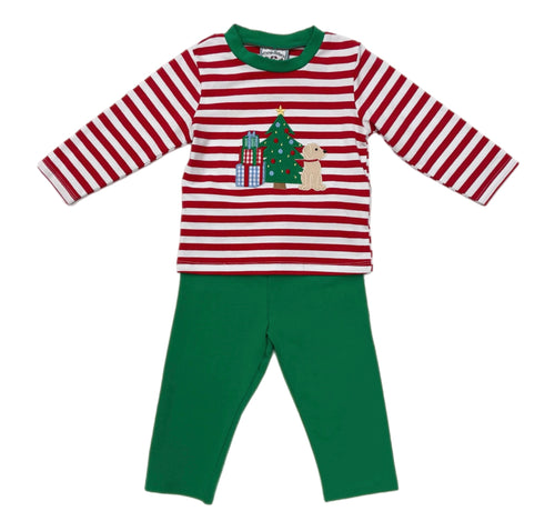Three Sisters Christmas Morning Boys Pant Set
