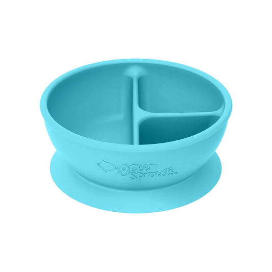 Green Sprouts Blue Silicone Learning Bowl
