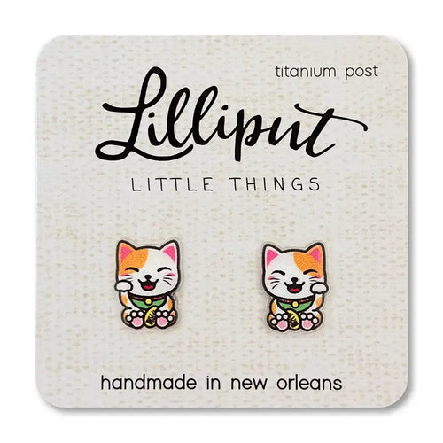 Lilliput Lucky Cat Earrings