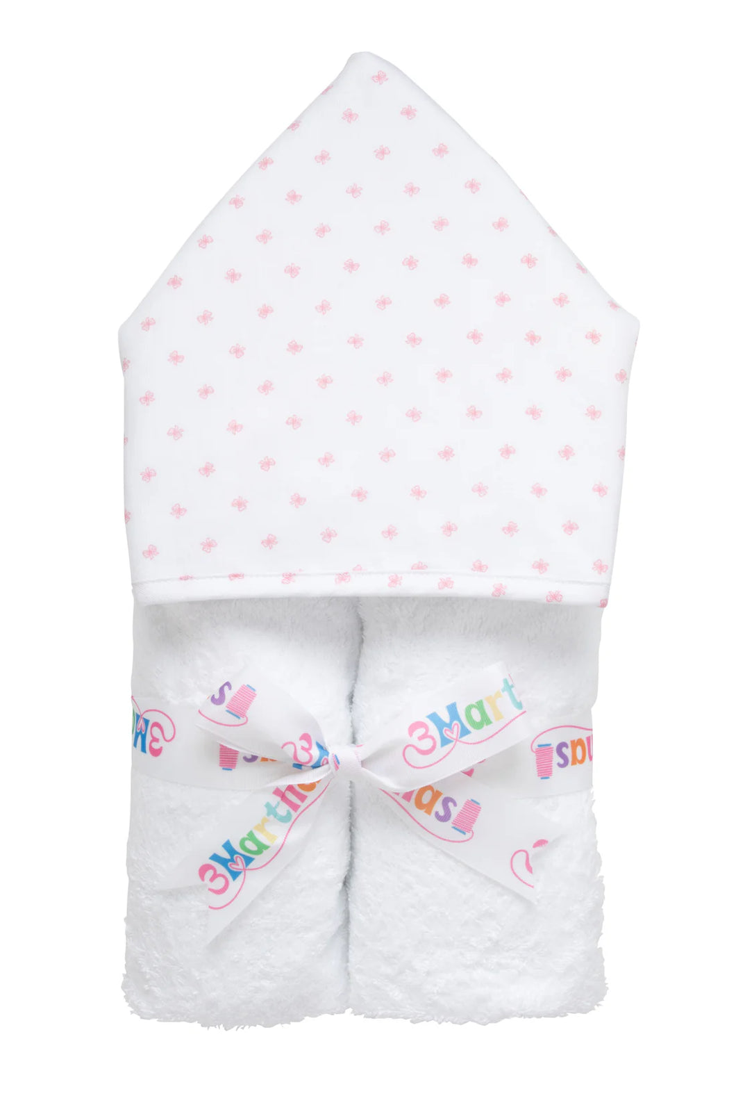 3 Marthas Bow Fabric Everykid Towel-Pink