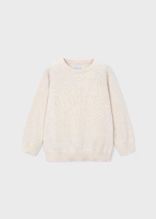 Mayoral Crewneck Sweater-Stone