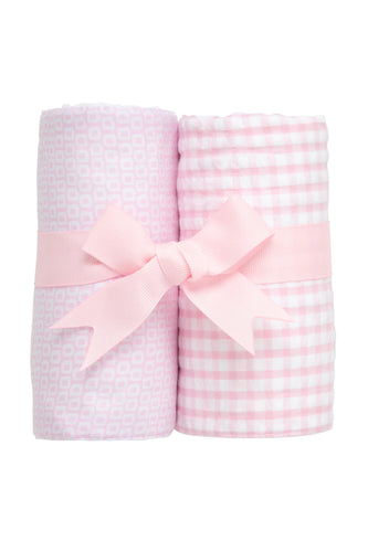 3 Marthas Lullaby Set of Two Burps-Pink
