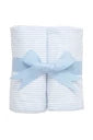 3 Marthas Seersucker Stripe Set of Two Burps, Blue