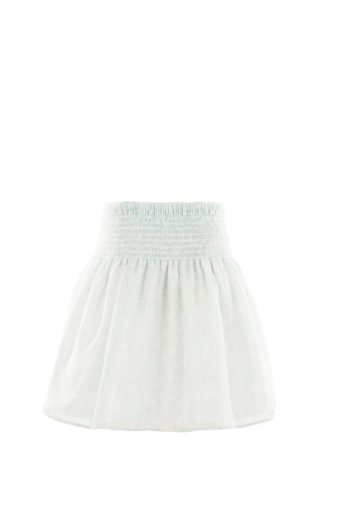 Gabby Mia Smocked Waist Skirt-Mint