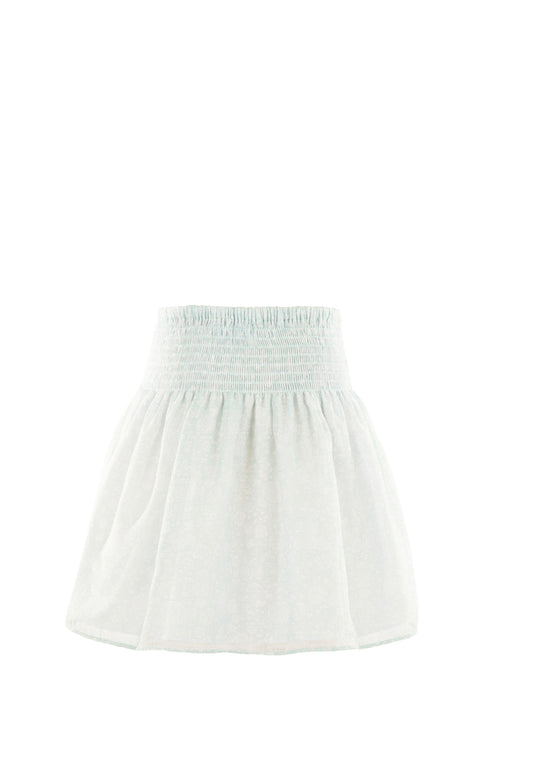 Gabby Mia Smocked Waist Skirt-Mint