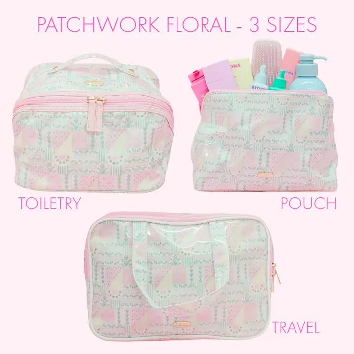 Wipeable Cosmetic Makeup Travel Toiletry Bag-Travel Size