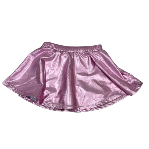 Lulu Bebe Metallic Medium Pink Skirt