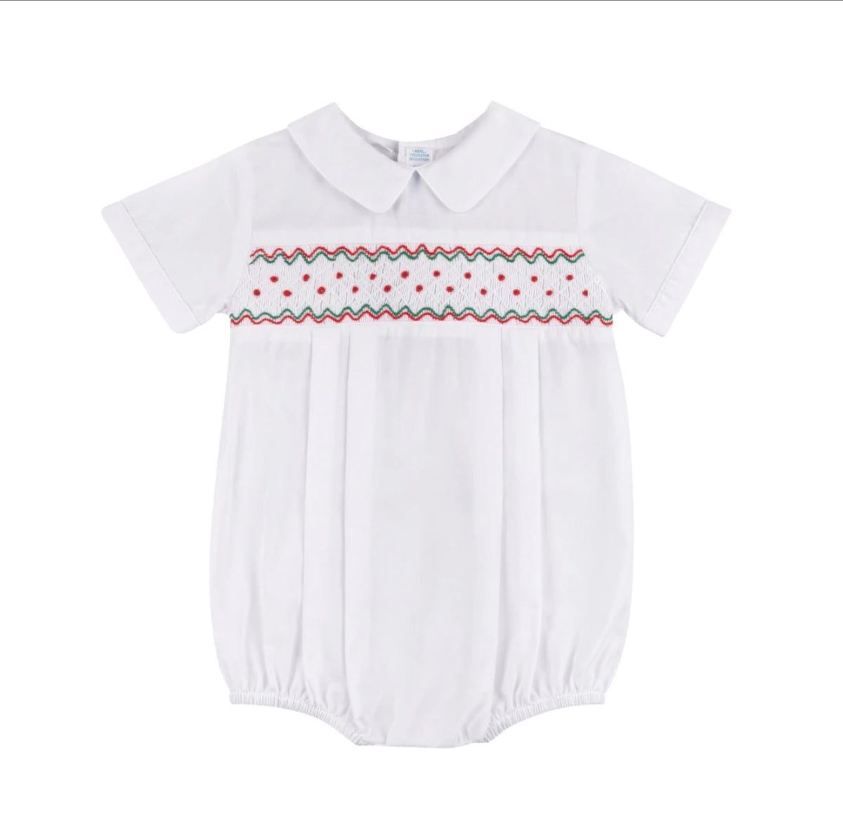 Holiday Wave Smocked Creeper