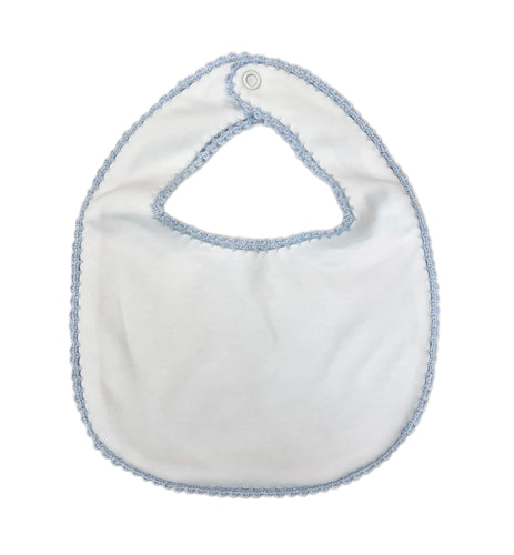 BCC Bib with Blue Crochet