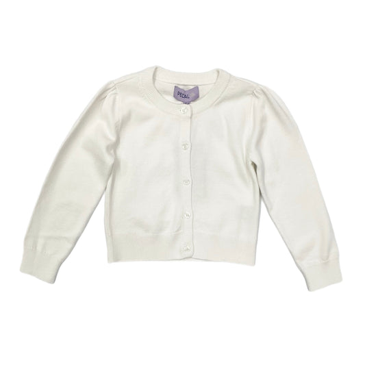 Pedal White Cardigan