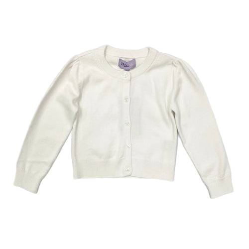 Pedal White Cardigan