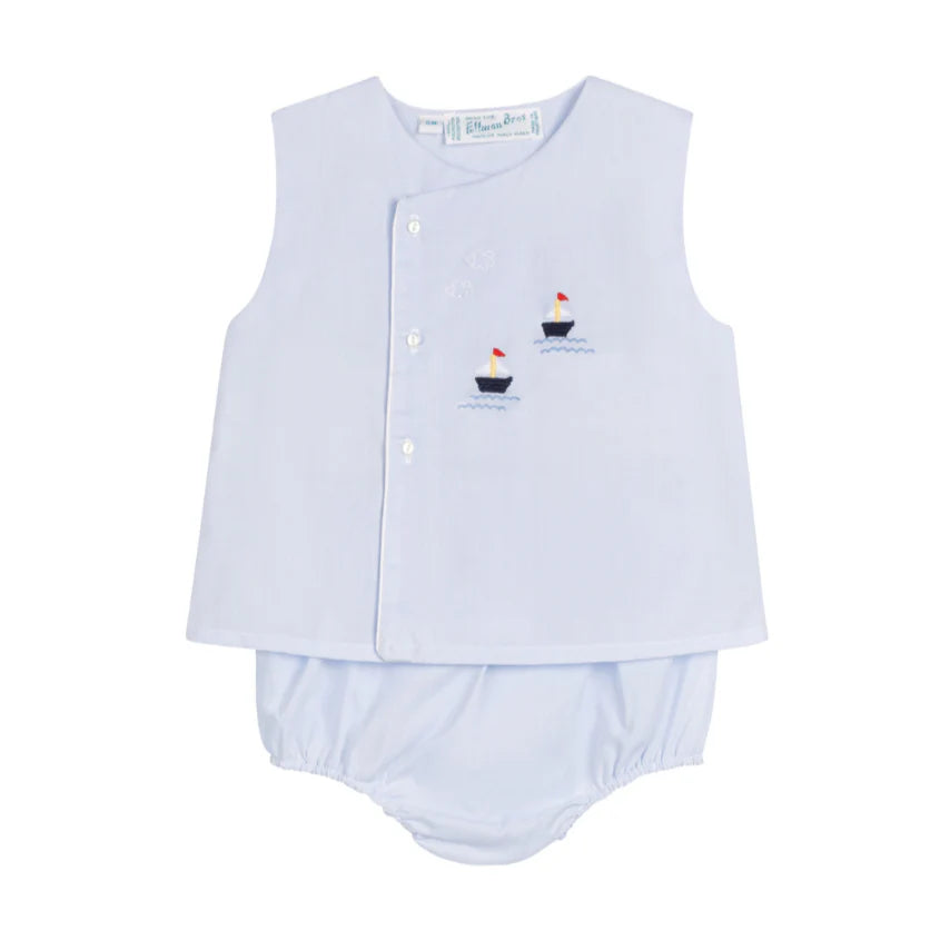 Feltman Blue Nautical Diaper Set