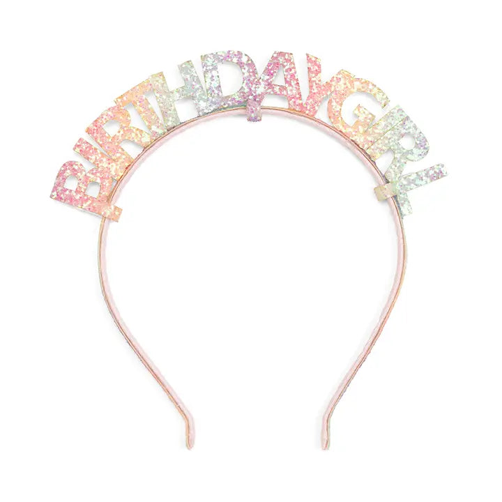 Pastel Rainbow Birthday Headband