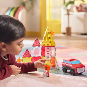 Magna Tiles 27-Piece Fire Rescue Set