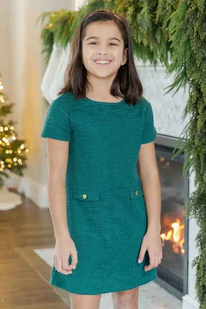 Knit Boucle Dress