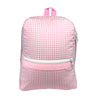 Oh Mint Pink Gingham Medium Backpack