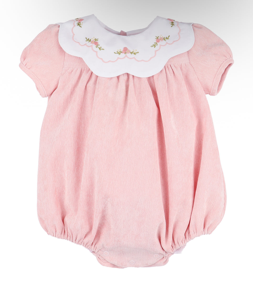 Sophie & Lucas Pumpkin Cord Scallop Bubble-Pink