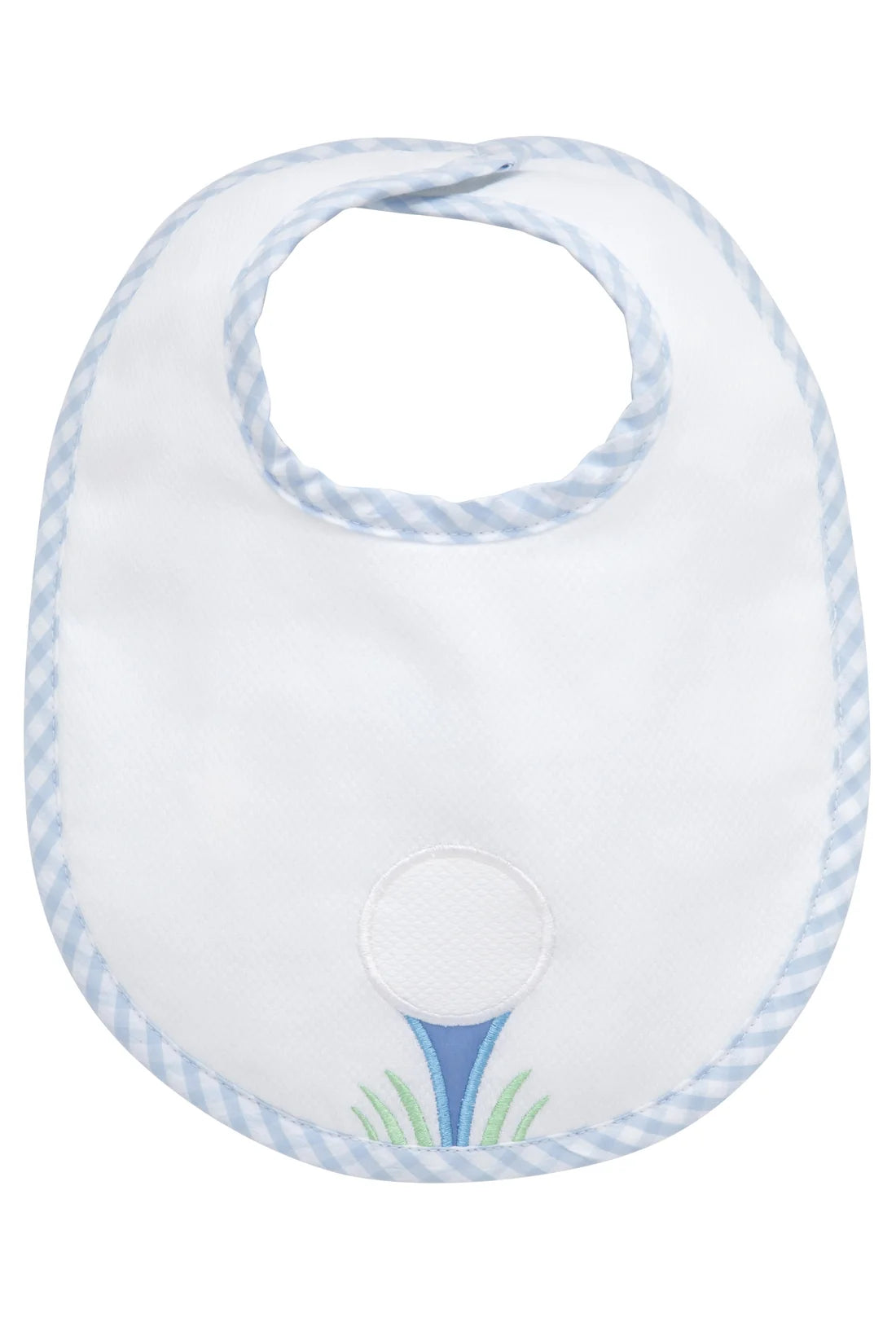 3 Marthas Golf Applique Basic Bib-Blue