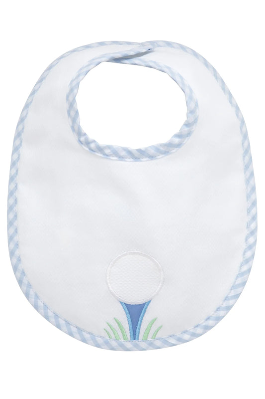 3 Marthas Golf Applique Basic Bib-Blue