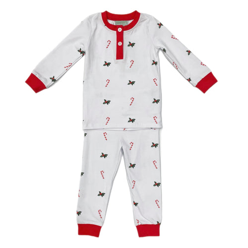 Sage & Lilly Candy Cane Unisex PJ Set