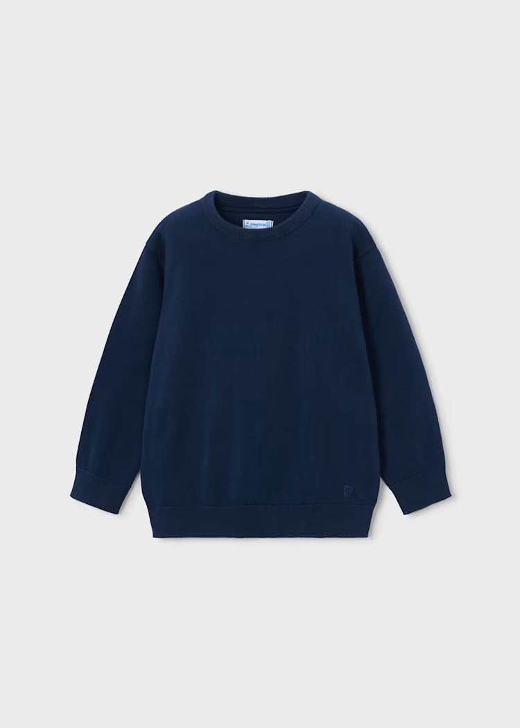 Mayoral Crewneck Sweater-Navy