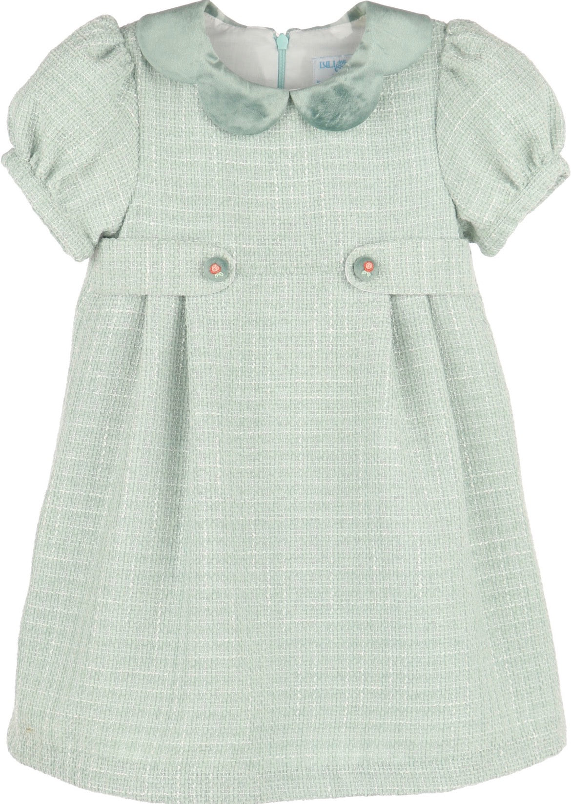 Luli & Me Chanel Dress-Green