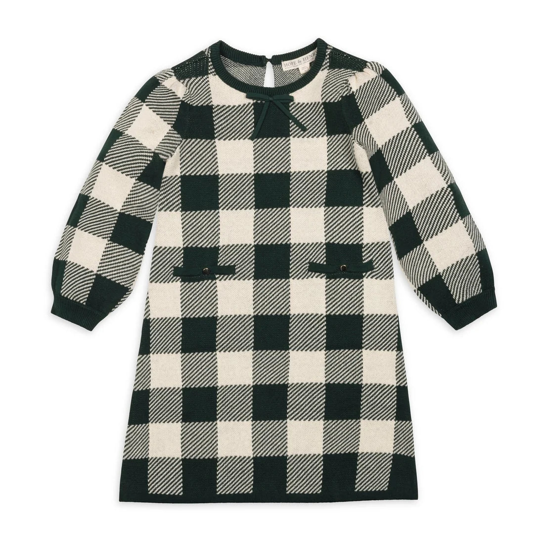Organic Puff Sleeve Sweater Dress