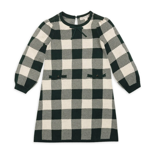 Organic Puff Sleeve Sweater Dress