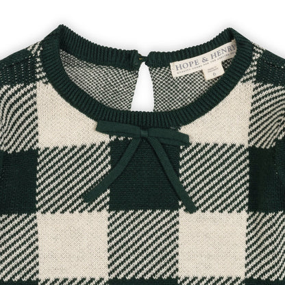 Organic Puff Sleeve Sweater Dress
