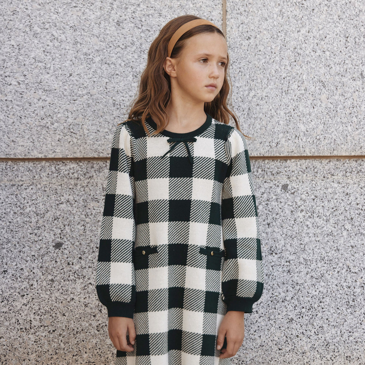 Organic Puff Sleeve Sweater Dress