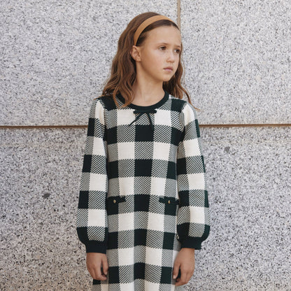 Organic Puff Sleeve Sweater Dress